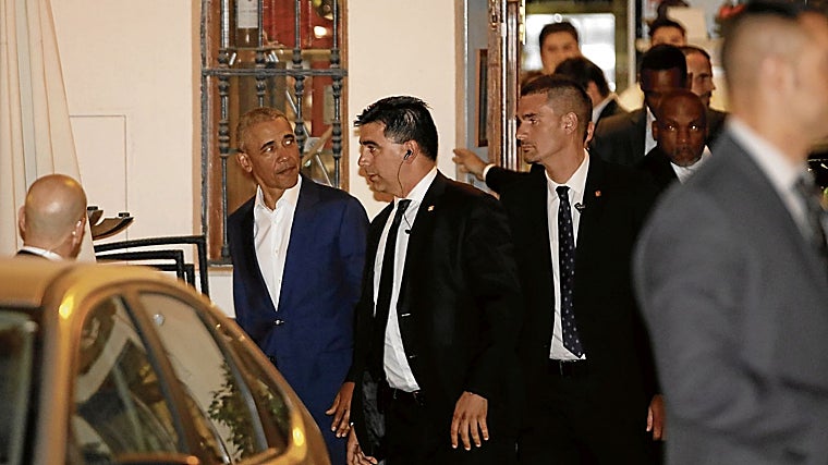 Barack Obama estuvo en la capital hispalense en 2019