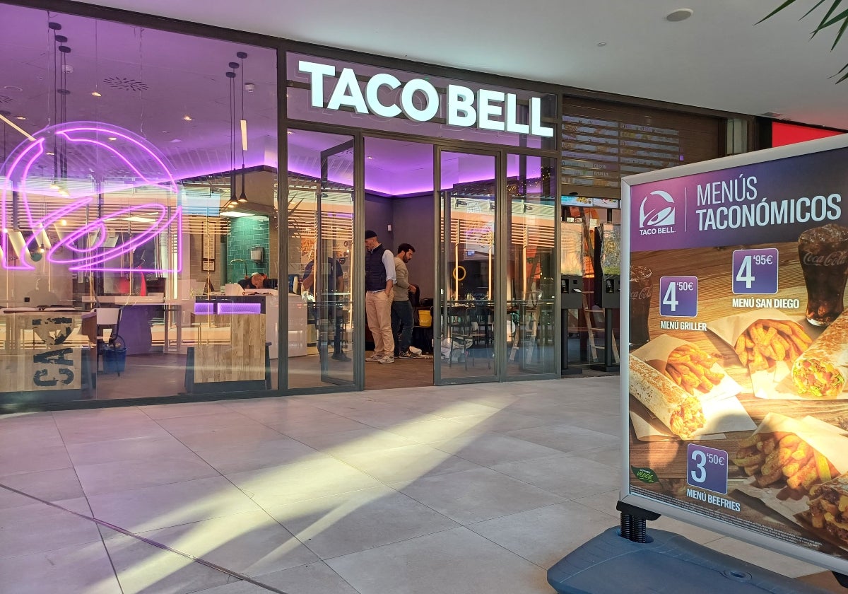 Establecimiento de Taco Bell en el centro comercial Torre Sevilla