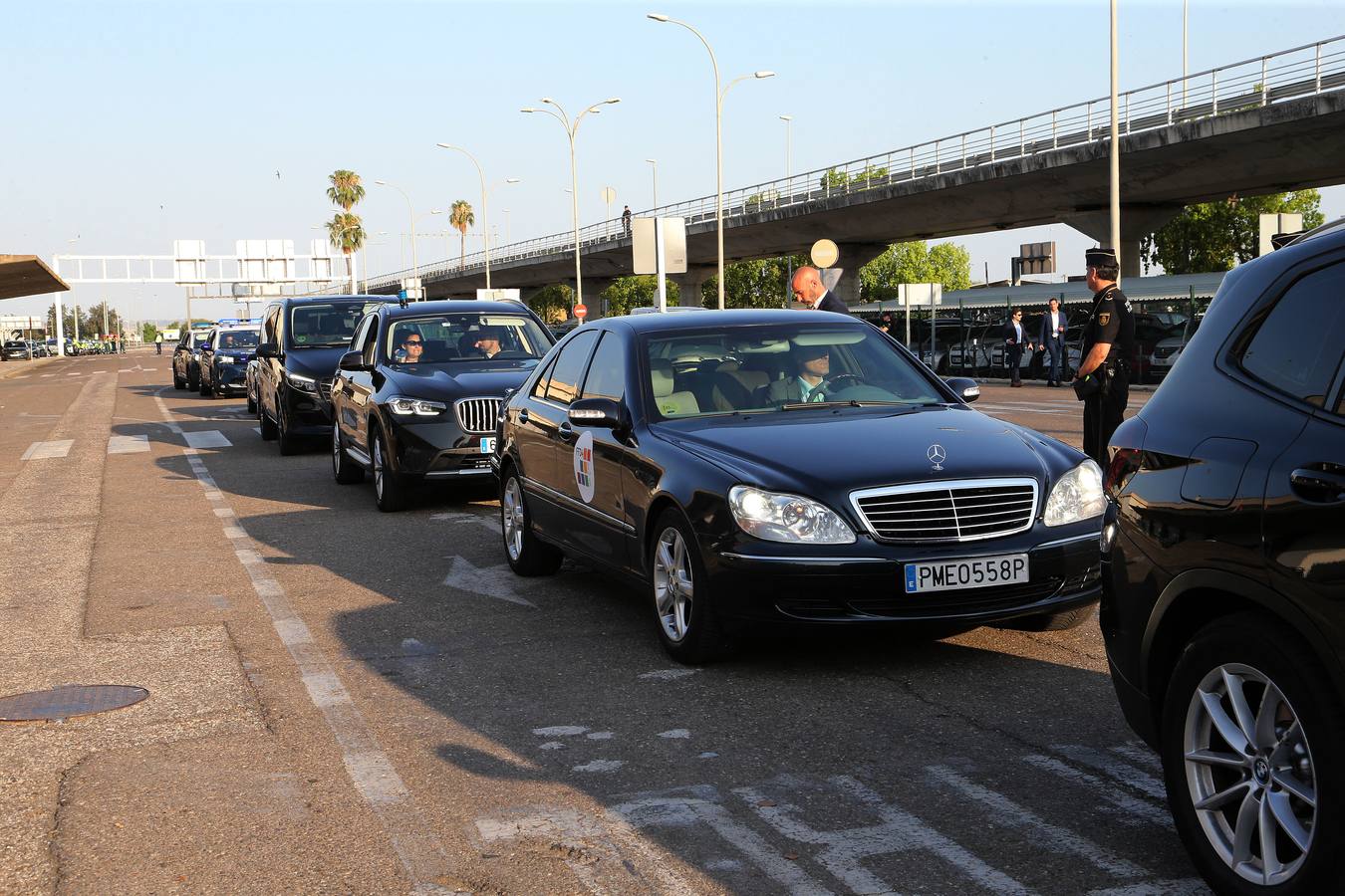 Los agentes esperan a los mandatarios desde el mismo aeropuerto de San Pablo para garantizar su seguridad