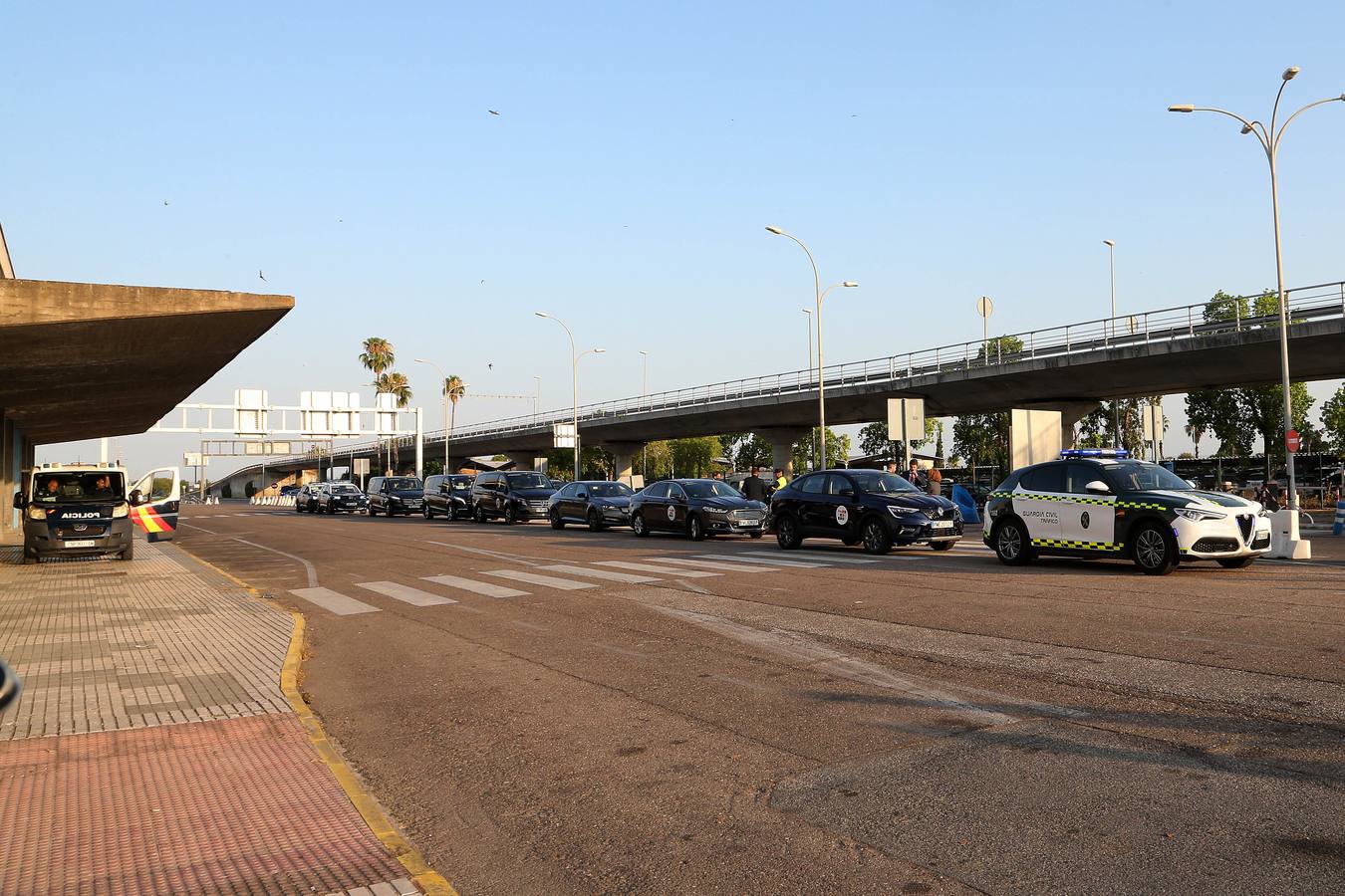 Los agentes esperan a los mandatarios desde el mismo aeropuerto de San Pablo para garantizar su seguridad