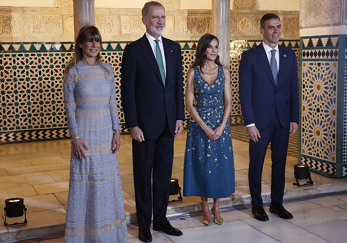 Las mejores imágenes de la cena de gala ofrecida por los Reyes a los mandatarios de la ONU en el Alcázar de Sevilla