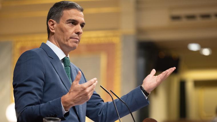 Sánchez anunciando la celebración de la Conferencia de la ONU en Sevilla el 17/07/2024