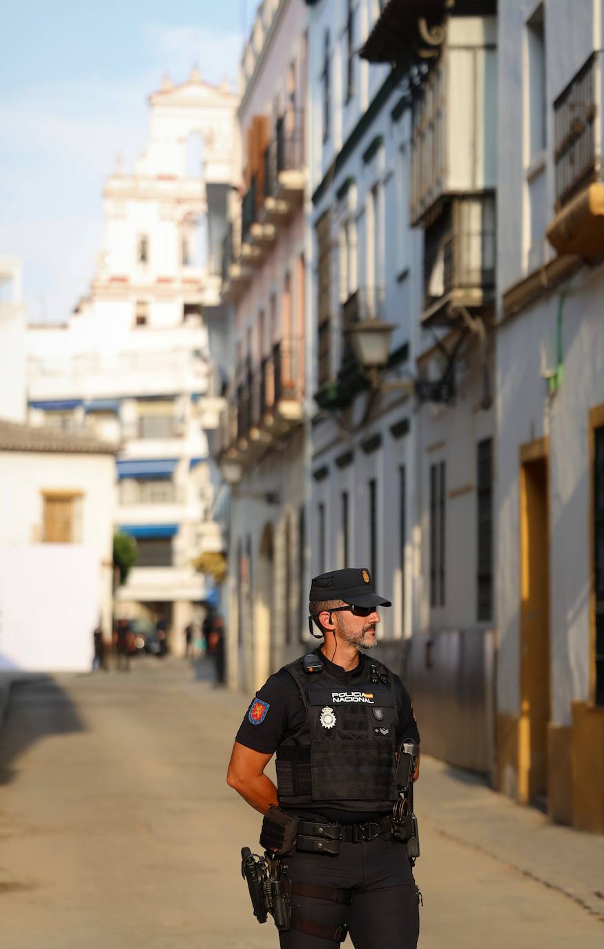 Agentes desplegados para controlar la seguridad en la cumbre de la ONU en Sevilla