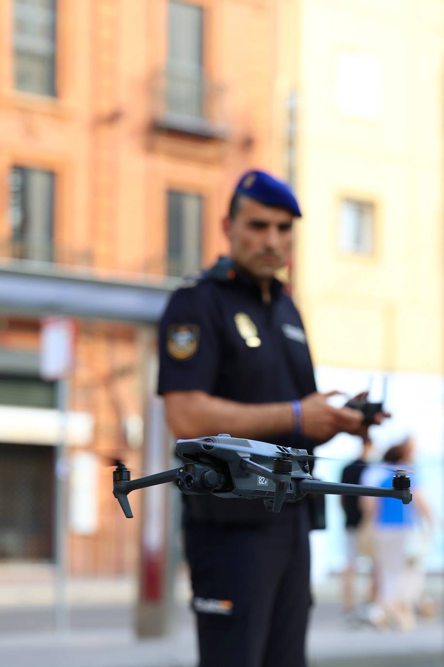 Agentes desplegados para controlar la seguridad en la cumbre de la ONU en Sevilla