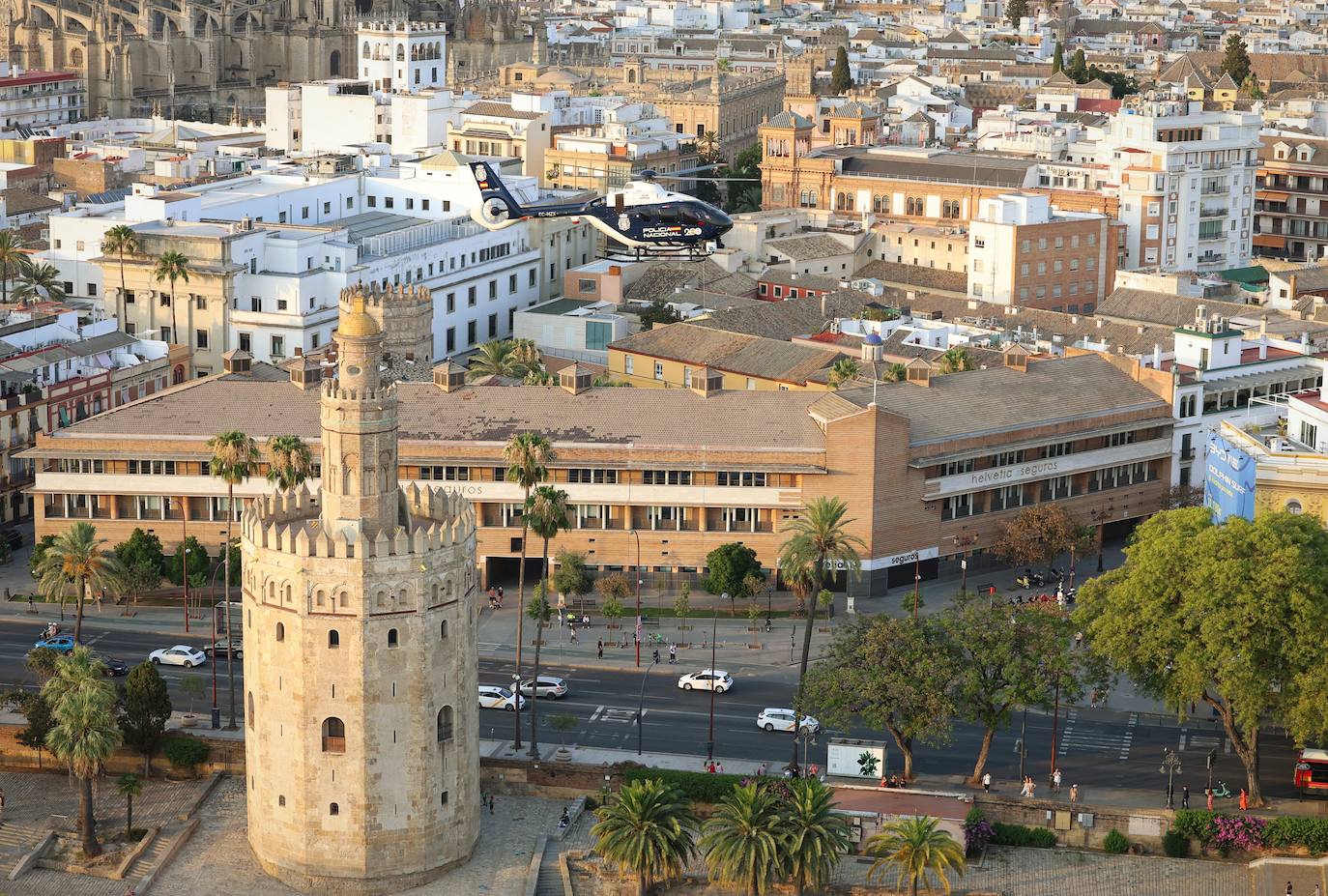 Agentes desplegados para controlar la seguridad en la cumbre de la ONU en Sevilla