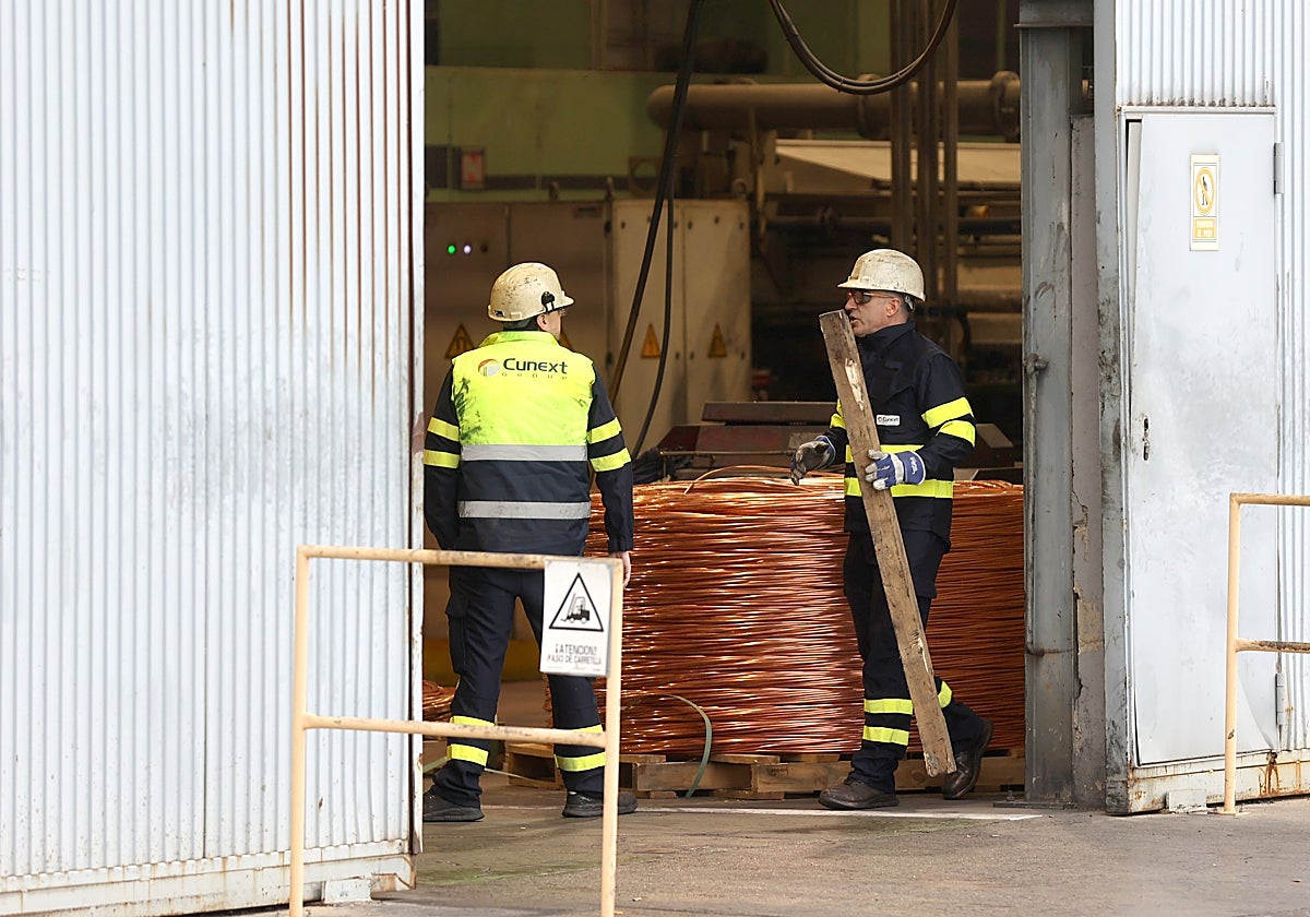 Industria dedicada al cobre