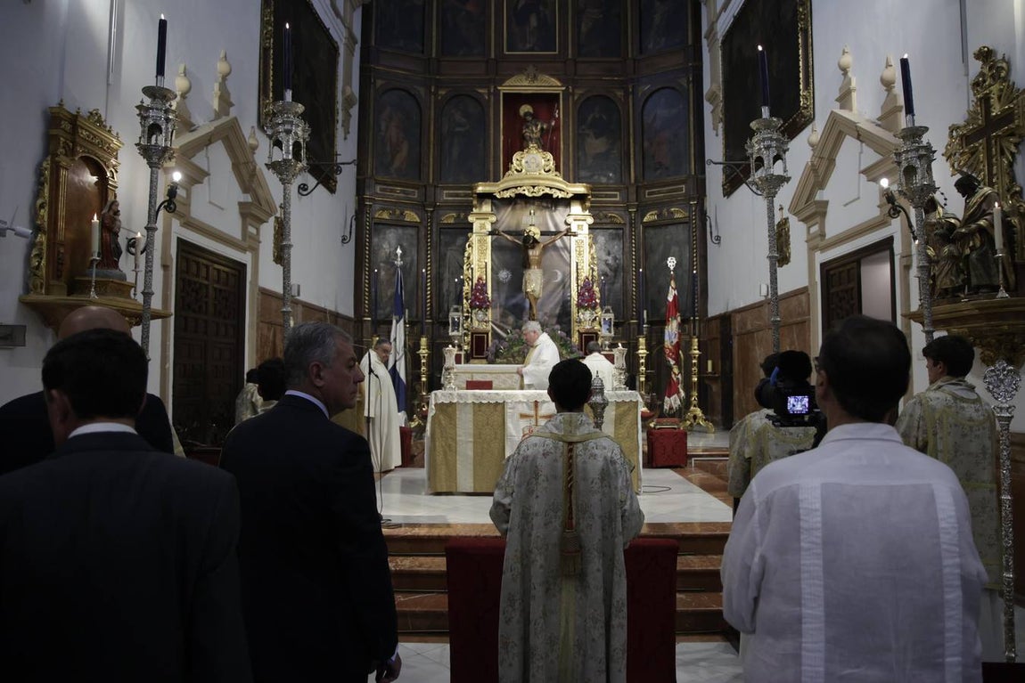 Función votiva en honor al Santo Crucifijo de San Agustín para renovar el voto de gratitud de la ciudad hacia el Cristo
