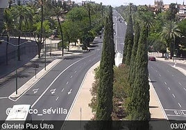 Cortan la avenida de la Palmera de Sevilla al completo cuando  Pedro Sánchez iba camino de Fibes