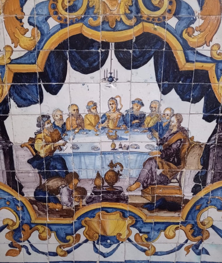 Las bodas de Caná en la capilla del Nazareno de Rota