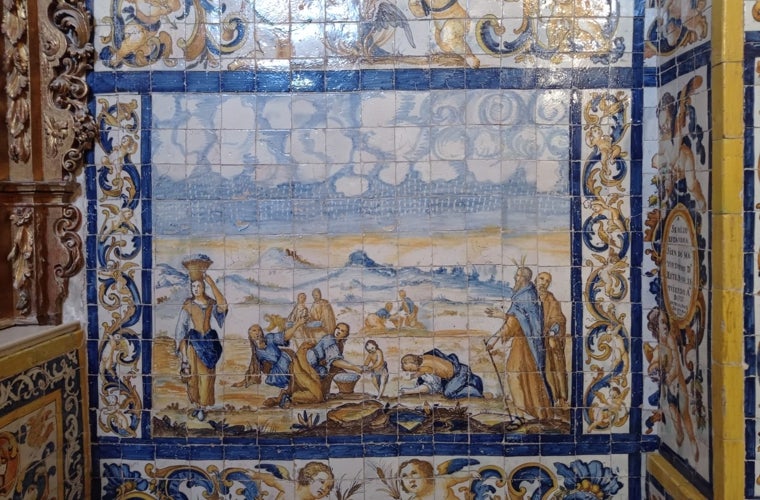 La escena de 'la caída del maná'