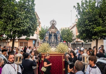 La Virgen de los Dolores del Cerro irá a Padre Pío en rosario de la aurora