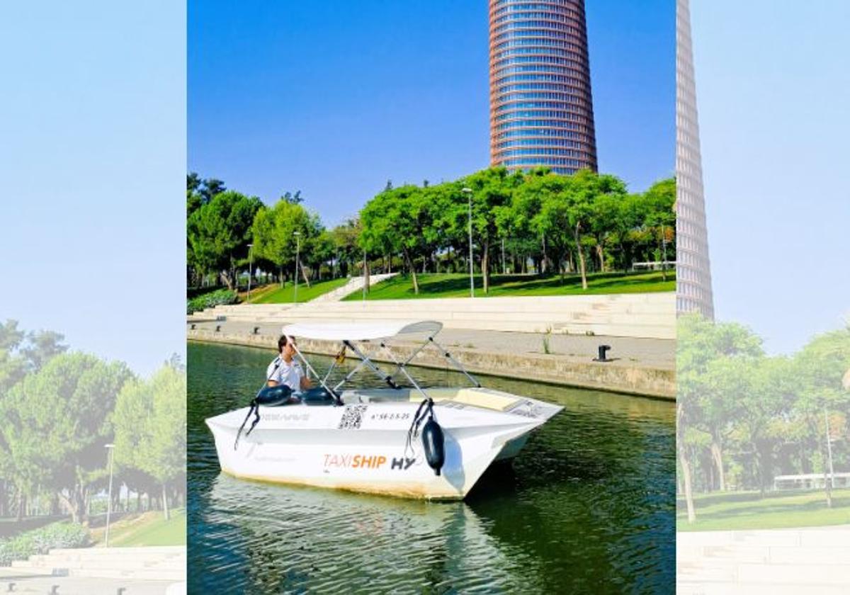 Taxi Ship, el primer taxi acuático con licencia en Sevilla