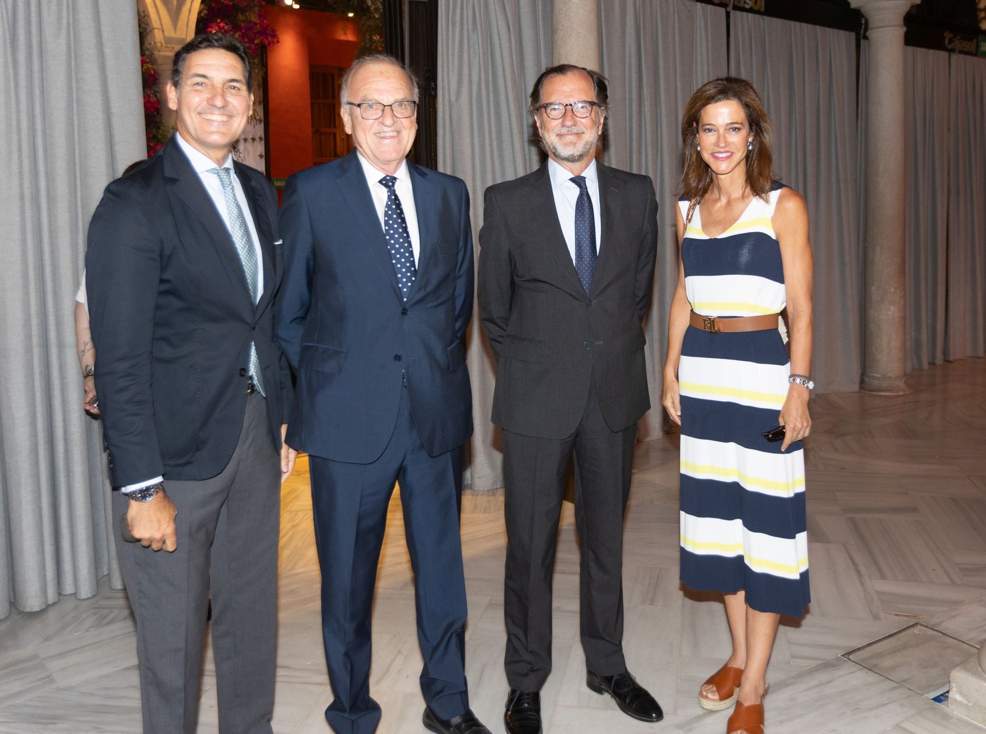 Manuel Pérez, Eusebio Pérez Torres, Javier Romero y María Laffitte