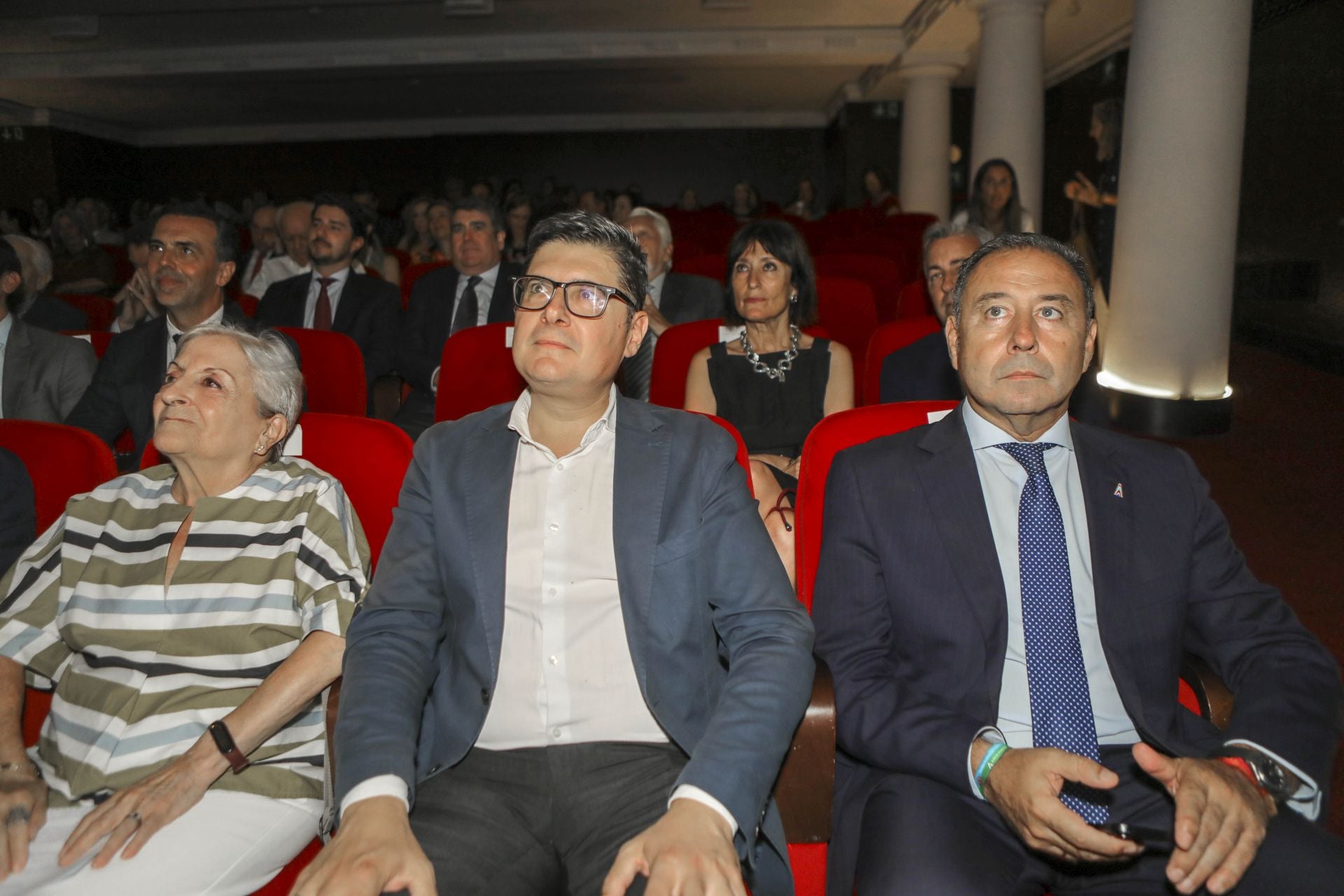 Elisa Pérez Vera, Álvaro Pimentel y Ricardo Sánchez