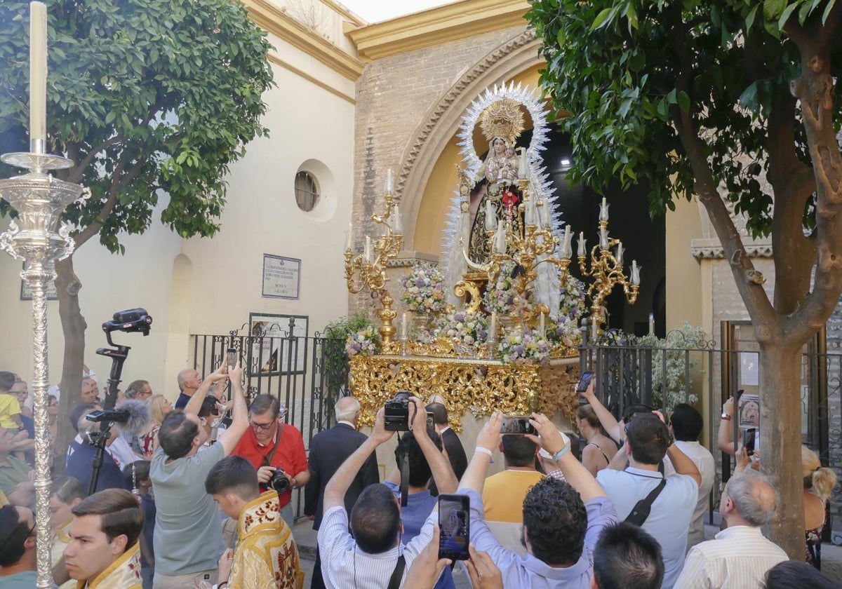 La procesión de la Virgen del Carmen de San Gil