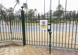 El Ayuntamiento de Sevilla activa el cierre preventivo de parques por rachas de viento