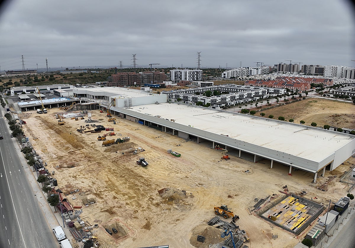 Estado actual de las obras del CC Entrenasas en Entrenúcleos