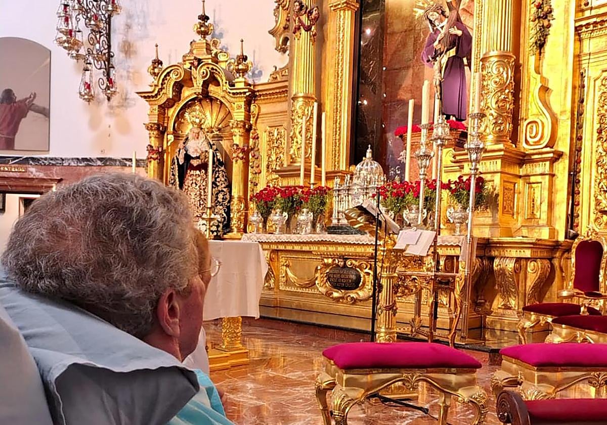 Juan en la Basílica del Gran Poder