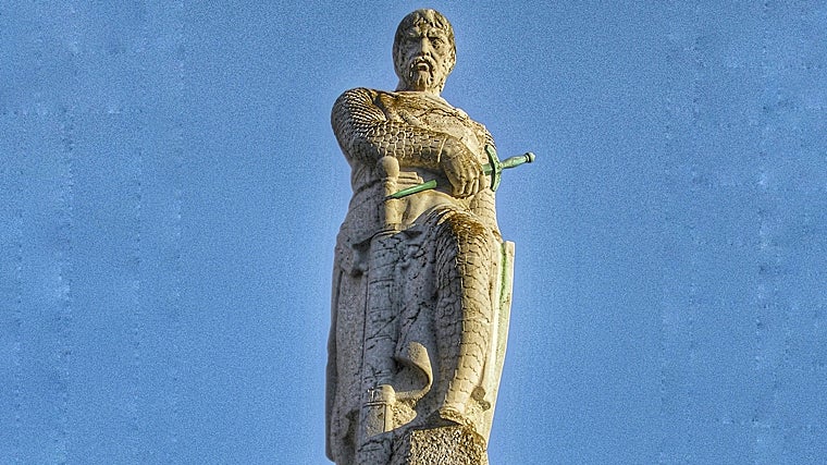 Ecultura de Guzmán el Bueno en la Alameda de Tarifa.