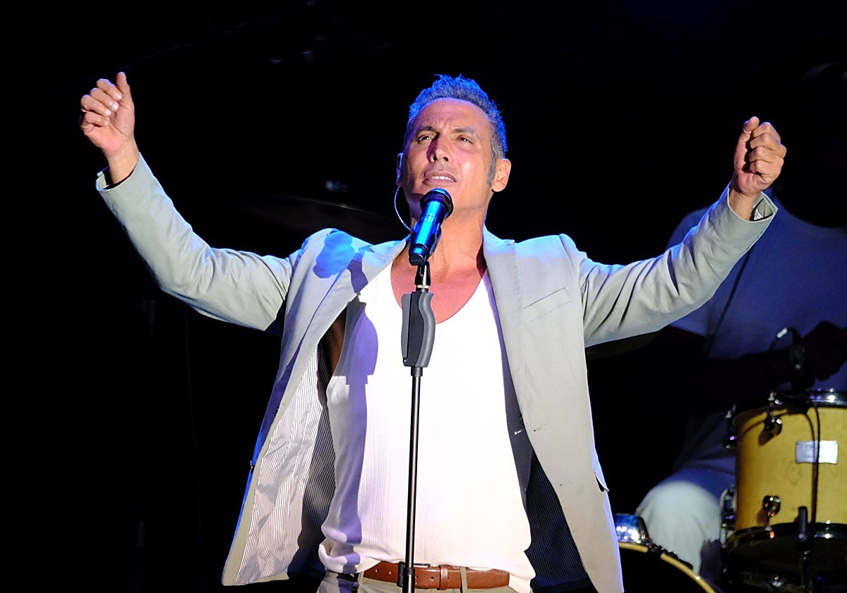 Pitingo, emocionado durante el concierto