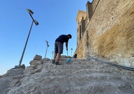 Hallan en Osuna una escalera del siglo XVI que abre nuevas expectativas al patrimonio histórico de la ciudad