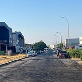 Imagen general de una de las calles del Polígono Industrial de La Isla