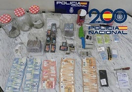 Desmantelan un punto de venta de droga en Morón de la Frontera