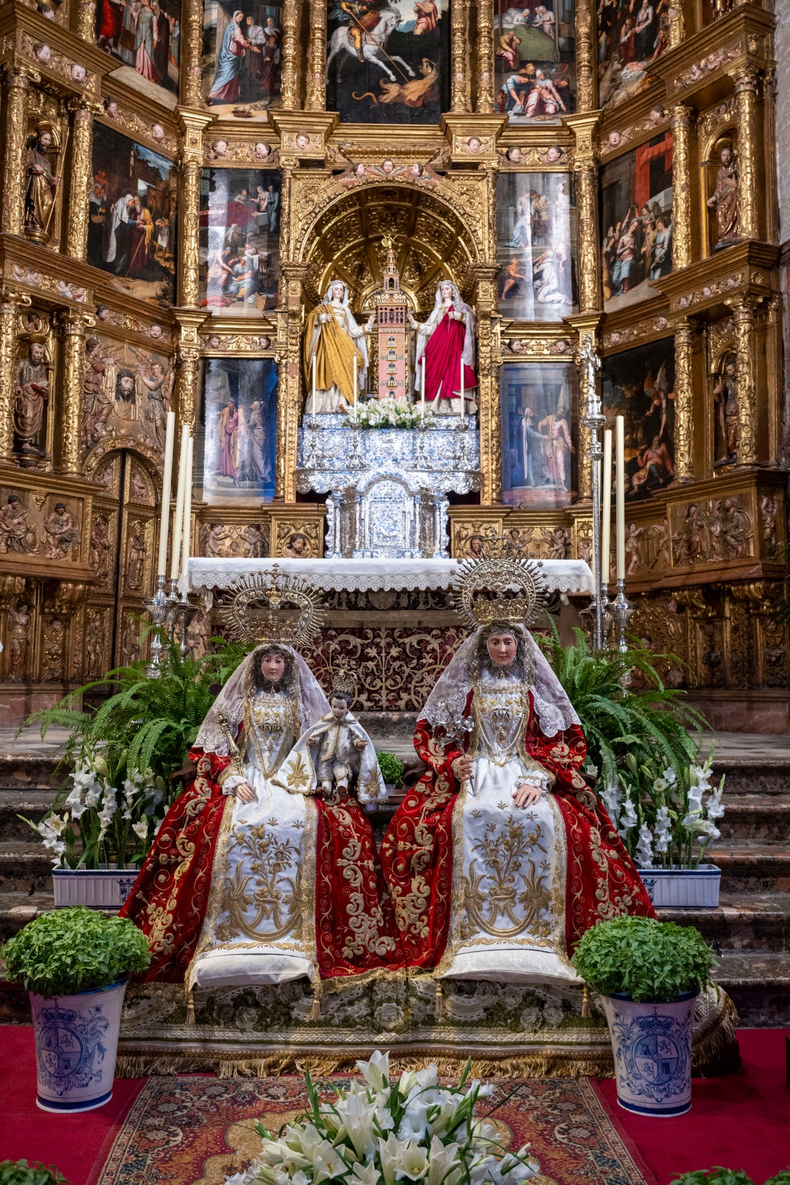Las imágenes de Santa Ana en su festividad