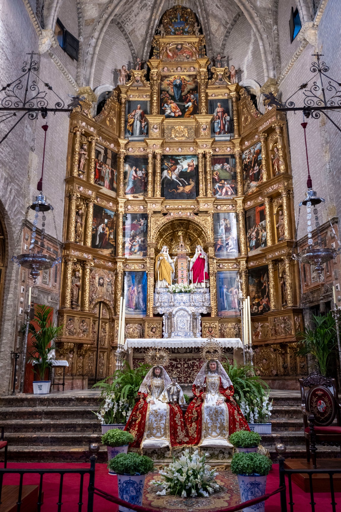 Las imágenes de Santa Ana en su festividad
