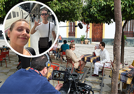 Michelle Jenner y Pedro Alonso, protagonistas de Berlín, se despiden de Sevilla tras el rodaje de la nueva temporada: «Rodar, rodar y rodar, hasta que un día está hecho»