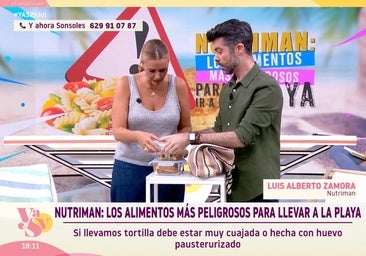 El nutricionista Alberto Zamora advierte de los alimentos prohibidos en la playa (y que casi todo el mundo lleva): «La tortilla debe estar muy cuajada»