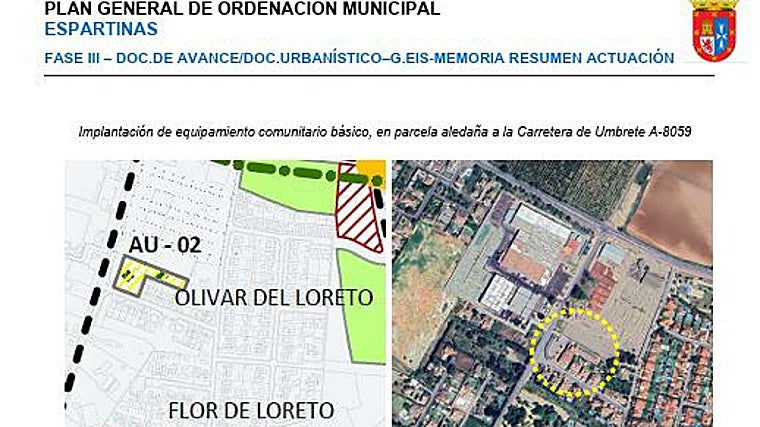 Avance del Plan General de Ordenación Municipal de Espartinas