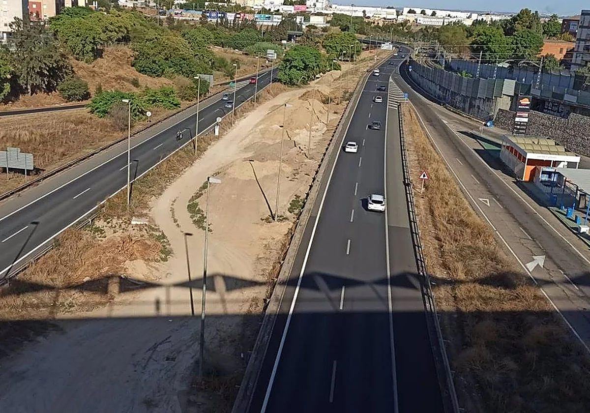 Obras del nuevo carril Bus-VAO