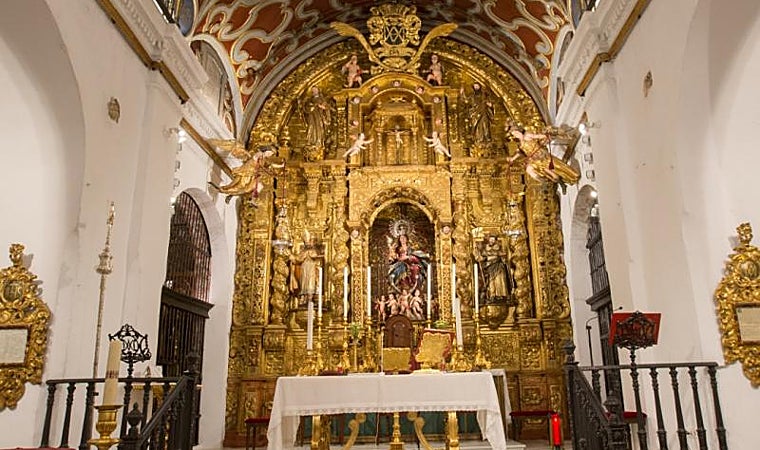 Altar mayor de la colegiata de Santa María de las Nieves de Olivares