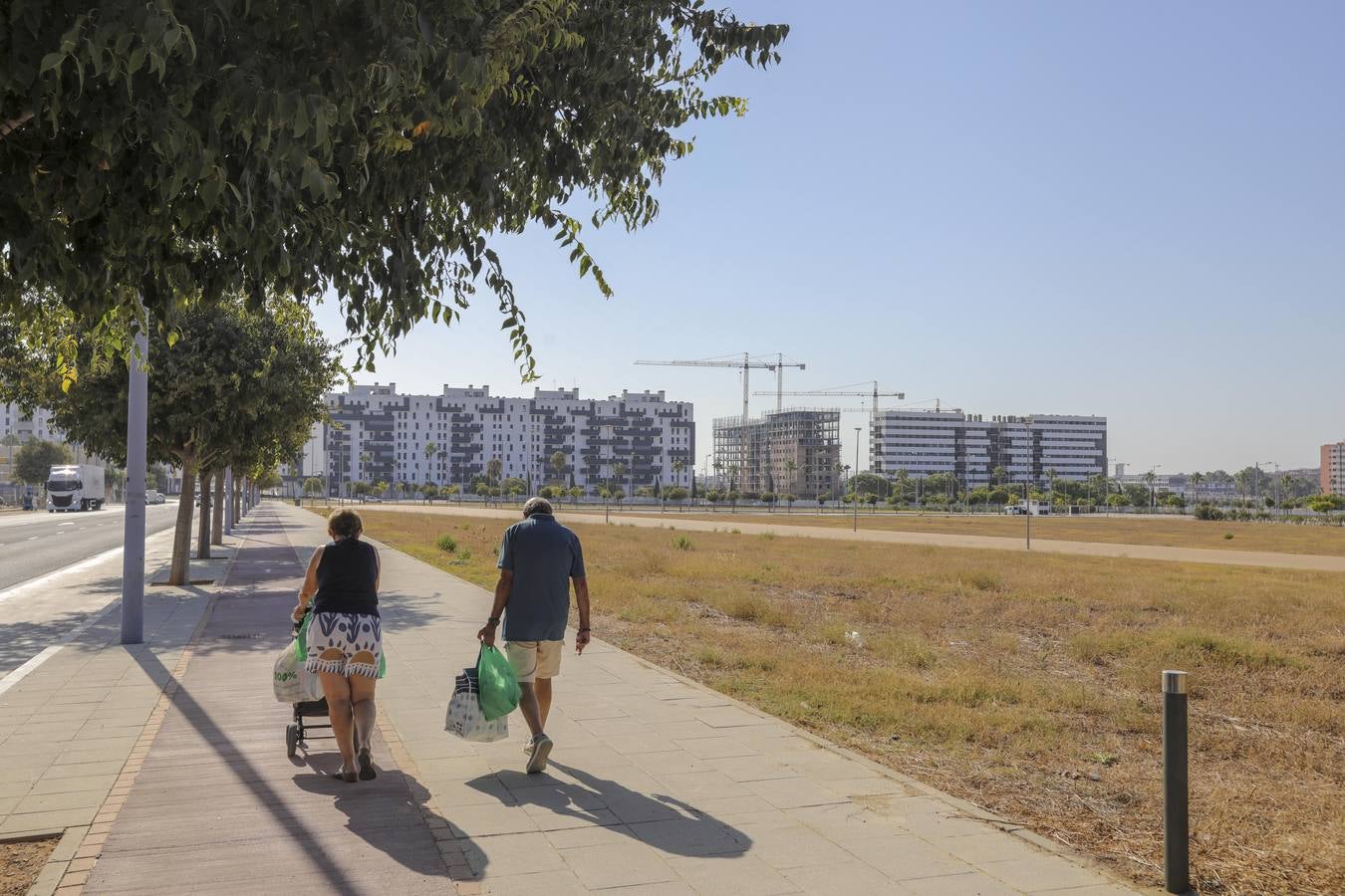 Estado actual de las obras de la nueva barriada de Entrenúcleos