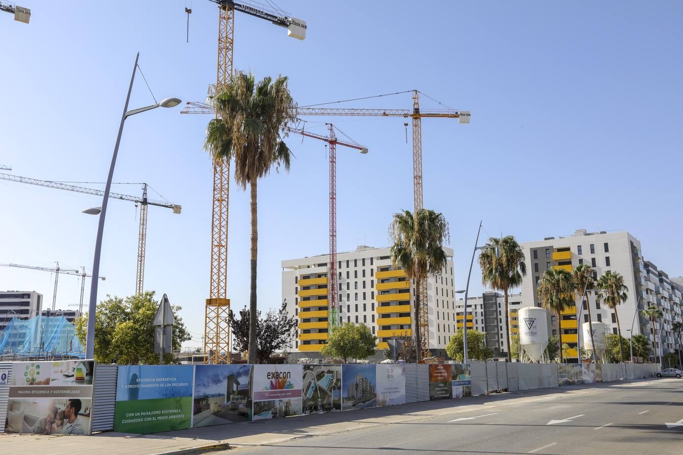 Estado actual de las obras de la nueva barriada de Entrenúcleos