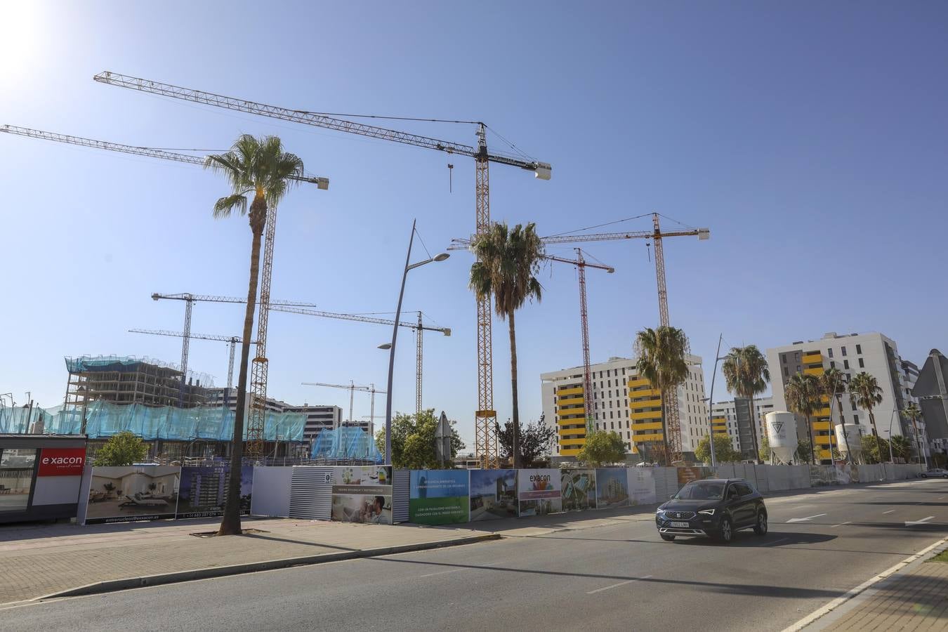 Estado actual de las obras de la nueva barriada de Entrenúcleos