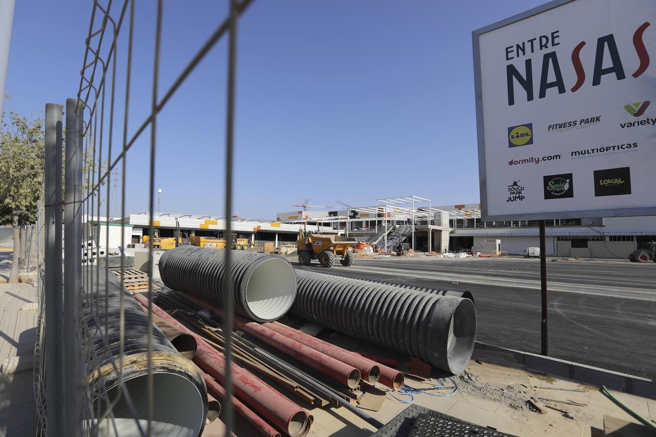 Estado actual de las obras de la nueva barriada de Entrenúcleos