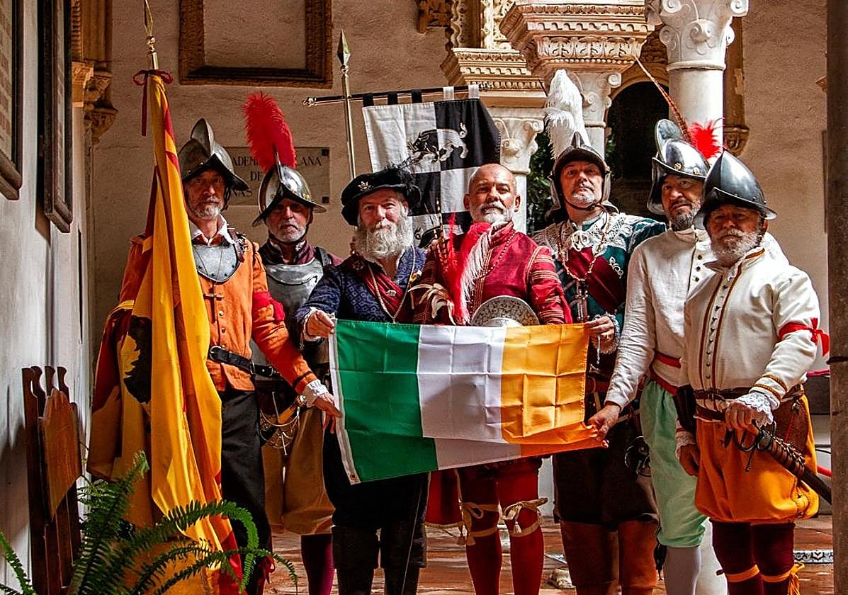 Representación de los Tercios de Olivares y de Irlanda reunida en la Casa de los Pinelo