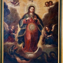 Pintura de la Virgen de la Esperanza