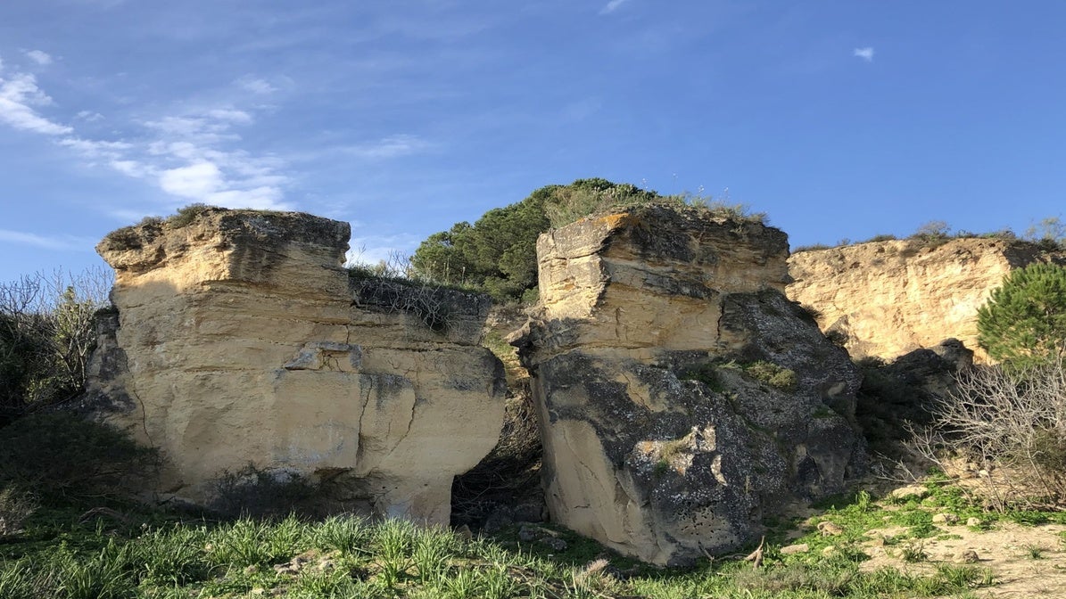 Las Cuevas de San Cristóbal en el Puerto de Santa Maria, lugar de extracción de la piedra para la Catedral de Sevilla