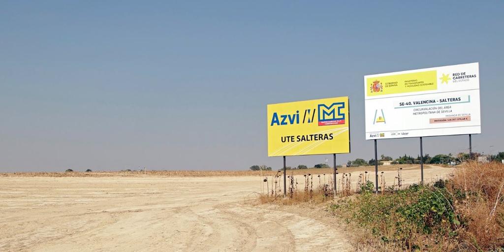Cultura evalúa el nuevo yacimiento de la SE-40 mientras siguen las obras