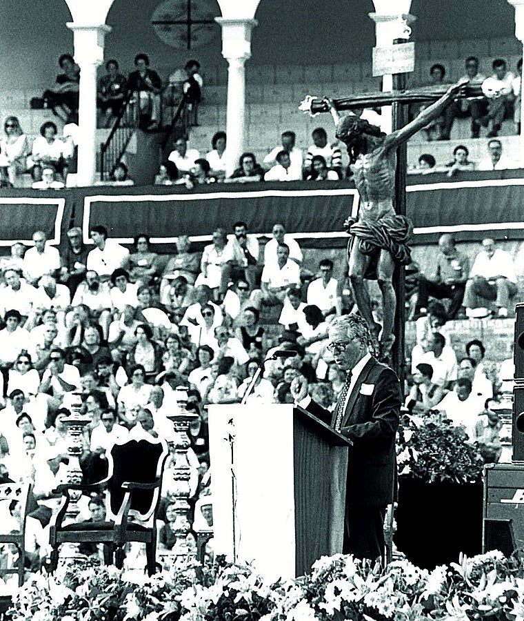 El Cristo de las Aguas en la Maestranza