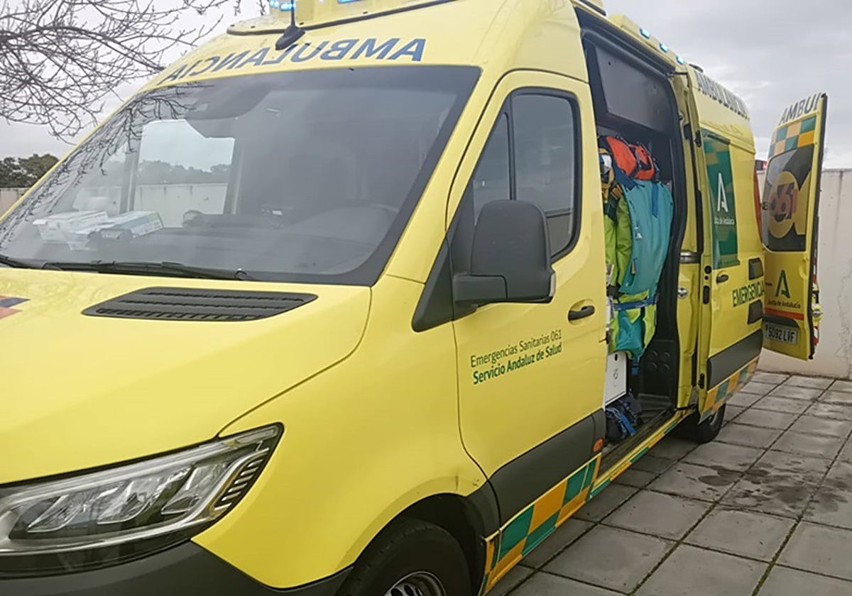 Una ambulancia del servicio de Emergencias Sanitarias 061