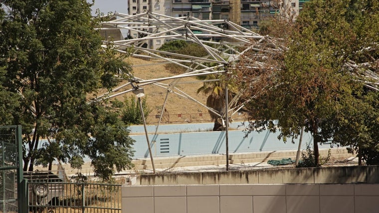 Estado actual de la piscina olímpica de San Pablo
