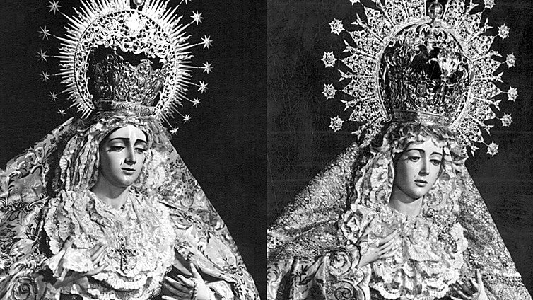 Consolación. Una misma virgen y tres rostros distintos.