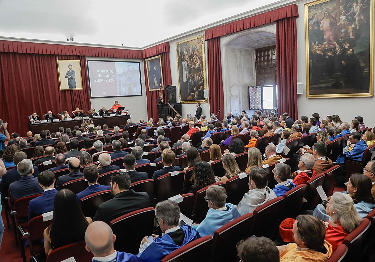 Apertura del curso académico en la universidad de Sevilla