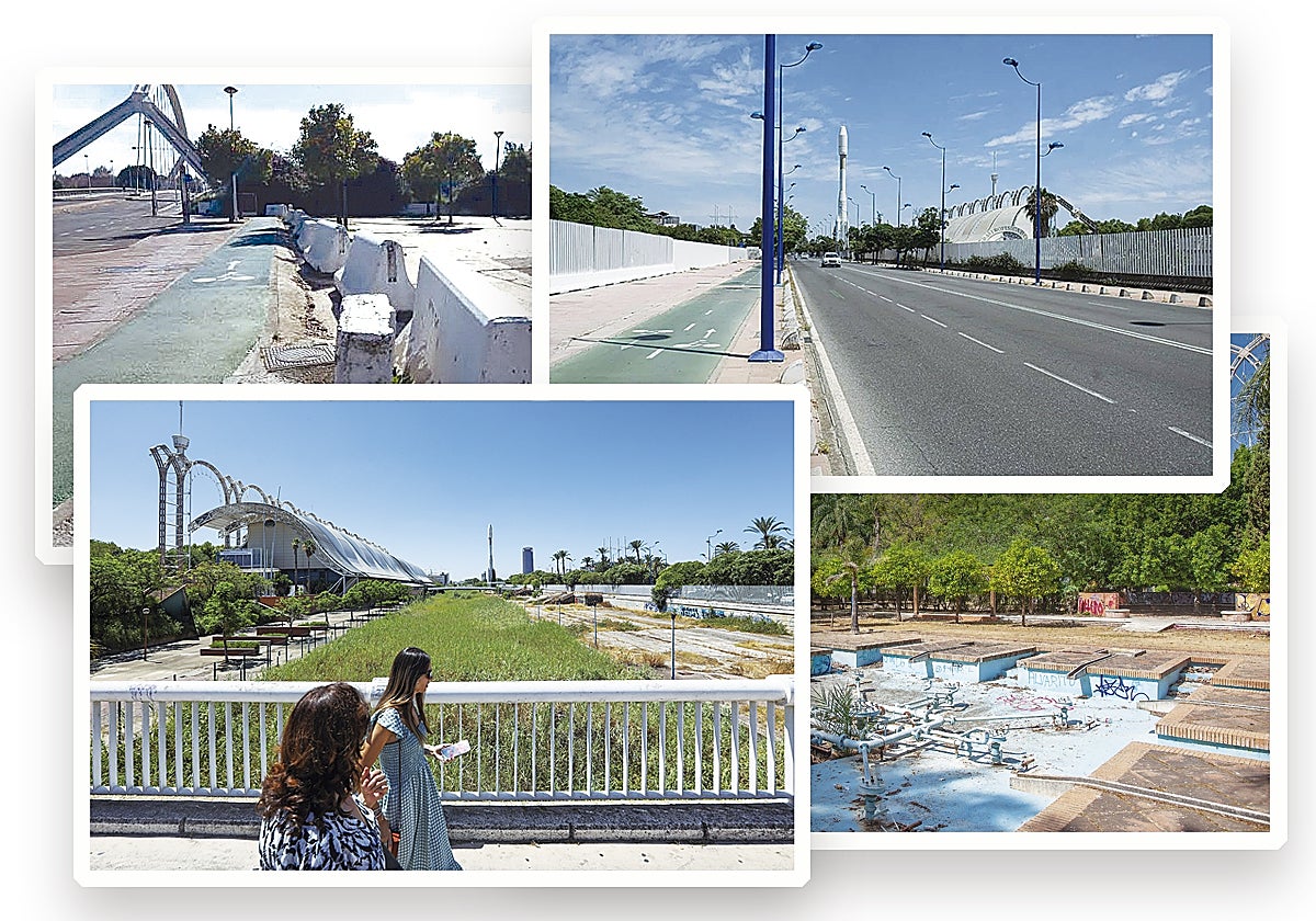 La Puerta de la Barqueta, el Camino de los Descubrimientos, el Canal de la Expo y los Jardines del Guadalquivir son cuatro de los proyectos para la Cartuja