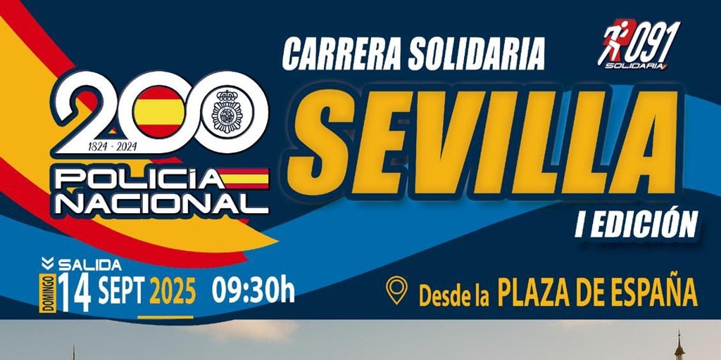 Últimos días para la inscripción en la carrera solidaria Ruta 091 de la Policía Nacional de Sevilla
