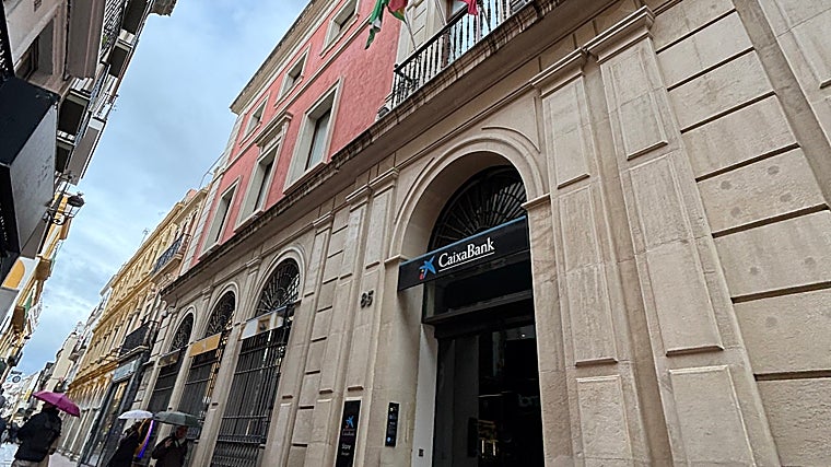 Lugar donde se ubicaba la antigua Cárcel Real de Sevilla en la calle Sierpes, actualmente sede bancaria